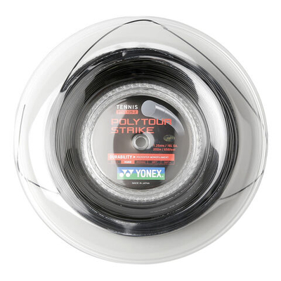 Струны теннисные Yonex Poly Tour Strike String Reel 200m - Black