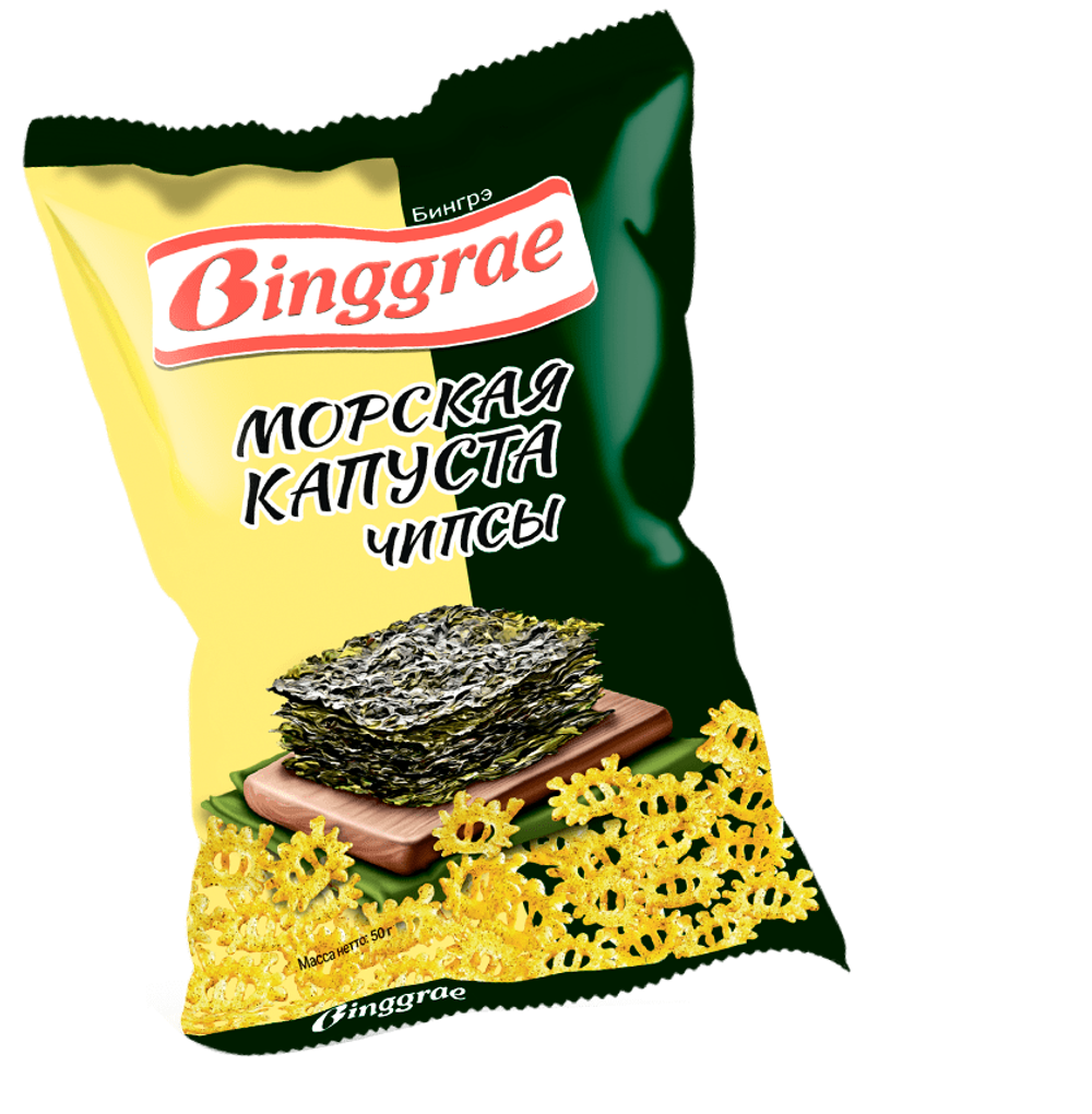 Чипсы Binggrae Морская Капуста 50 г