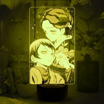 3D лампа Клинок рассекающий демонов. Тамаё и Юширо