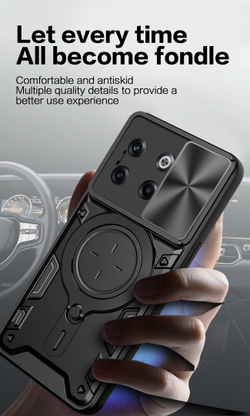 Чехол с кольцом Big Ring Case для OnePlus Ace Pro