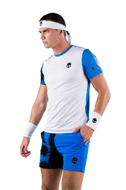 Мужская теннисная футболка Hydrogen Bicolor Spray Tech Tee Man - bluette
