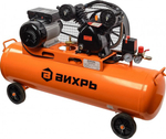 Компрессор поршневой ВИХРЬ КМП-400/100P 74/3/7