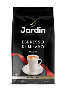 Кофе в зернах Jardin Espresso di Milano средняя обжарка, 1 кг (Жардин)