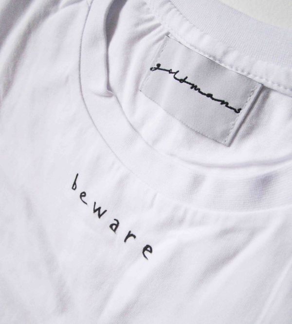 Футболка Beware Мужская Белая - фото 2