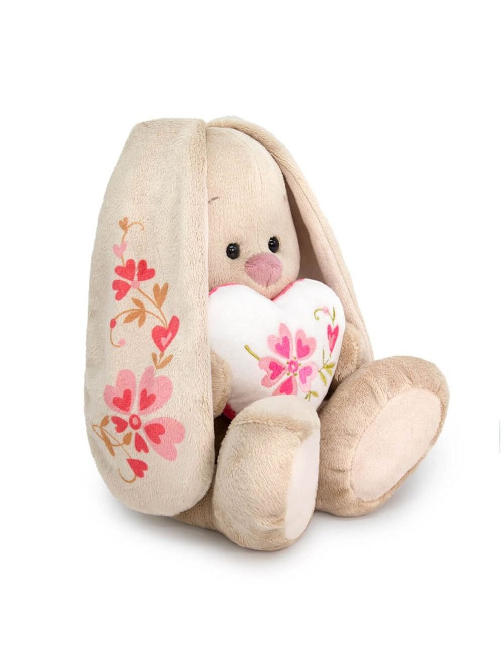 Мягкая игрушка Зайка Ми Большое сердце (18 cm)