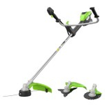 Триммер аккумуляторный GREENWORKS TB201H 82V, 2,0 кВт, 46 см, б/щ, АКБ 8Ач и ЗУ 2112407UH