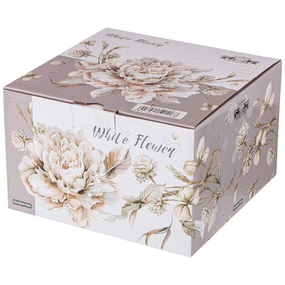 ЧАЙНАЯ ПАРА LEFARD "WHITE FLOWER" 500 МЛ СЕРАЯ (КОР=24НАБ.)