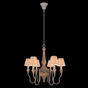 Подвесная люстра 6*Е14 10420 коричневый/белый Countryside LOFT IT