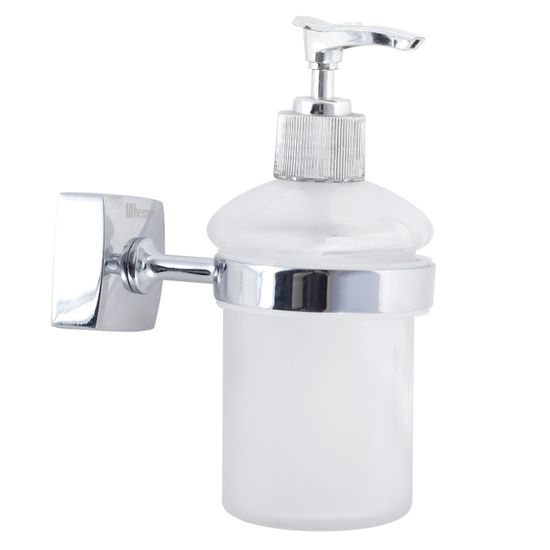 Дозатор для жидкого мыла Besser BS 8812 стеклянный на стальном креплении