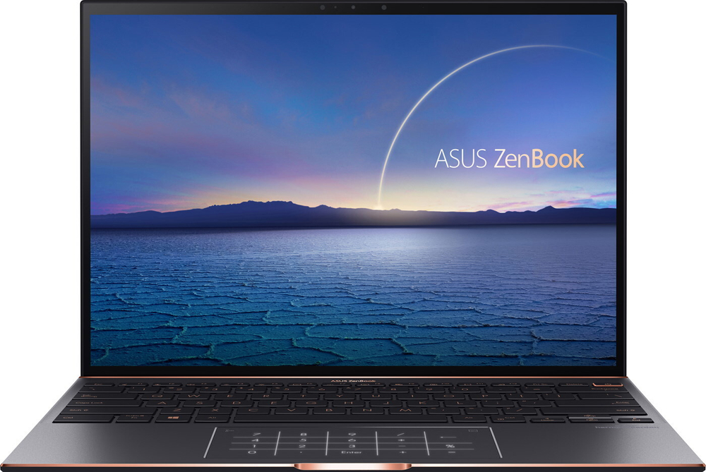 Ультрабук Asus ZenBook S UX393EA-HK001T 13.9"(3300x2200)IPS-уровня/ i7-1165G7(2.8ГГц)/ 16Гб/ 1Тб SSD/ Iris Plus Graphics/ Win10 / Черный 90NB0S71-M00230