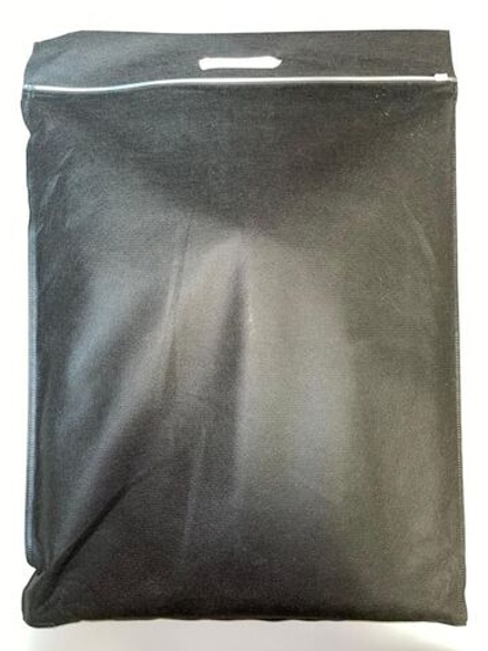 Пакет Zip-lock 25*35 с вырубной ручкой из спанбонда и полипропилена 60 мкм