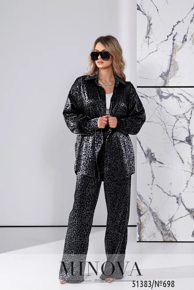 Костюм 698-черный Minova