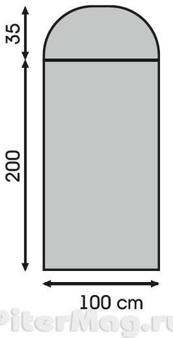 Широкий теплый спальник одеяло Talberg Seebuck -25