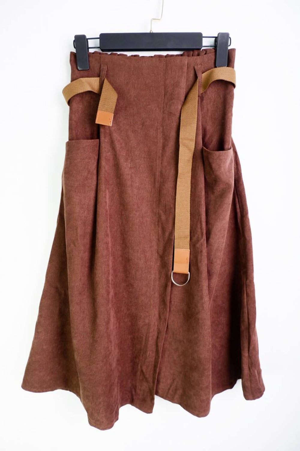 Юбка вельветовая стильная, маркировка 38, визуально 44 размер