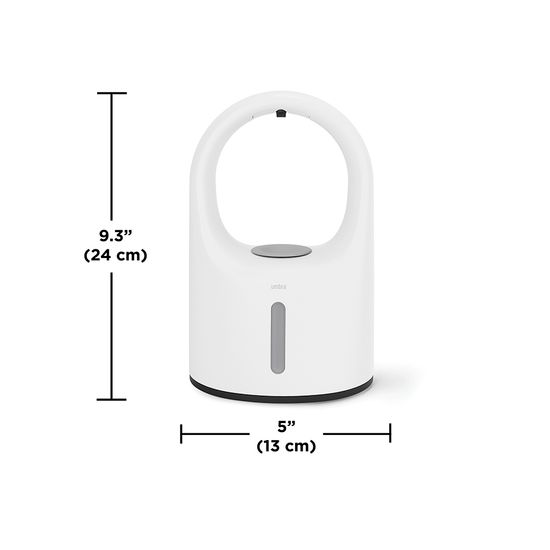 Диспенсер для жидкого мыла автоматический rain, 414 мл, белый