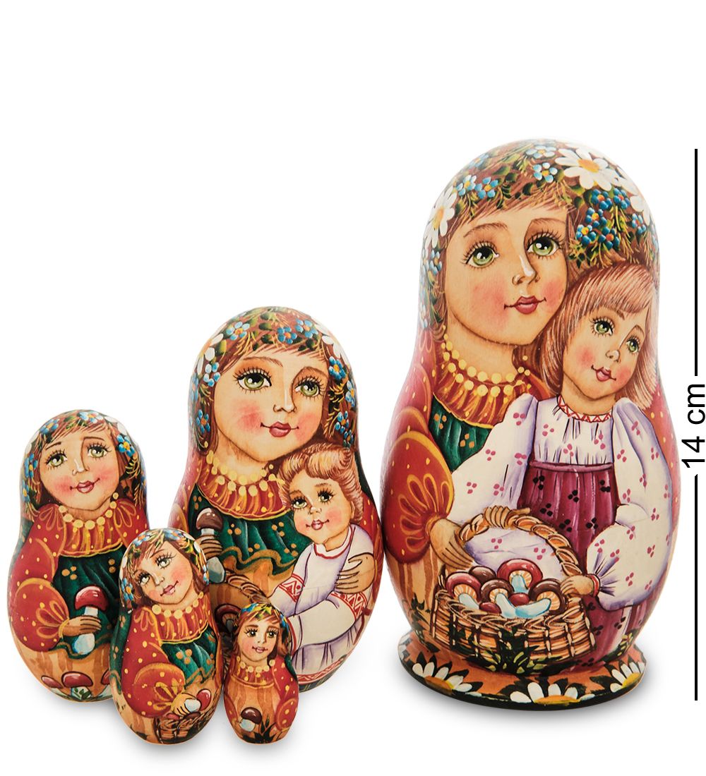 Народные промыслы МР-16/28-A Матрешка 5м «Мария с девочкой»
