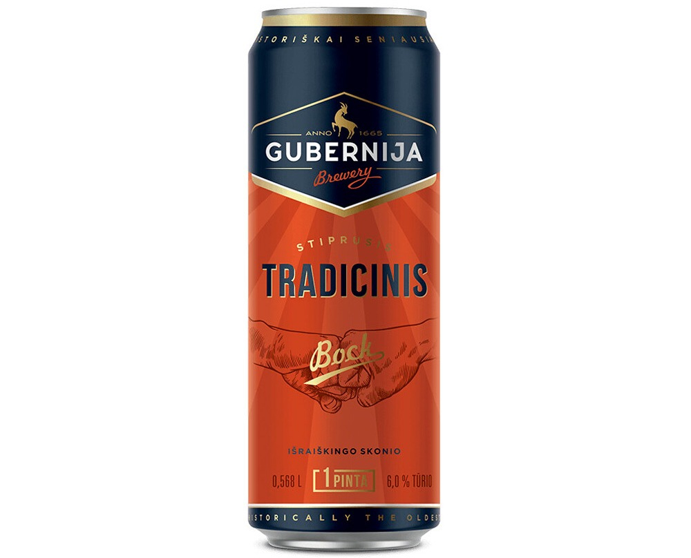Пиво Gubernija traditional bock 0,568 л. in can