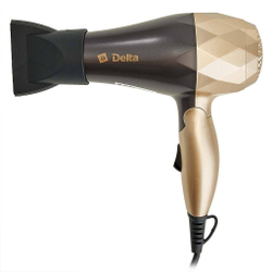 Фен 1000 Вт DELTA DL-0909 коричн. с золотом