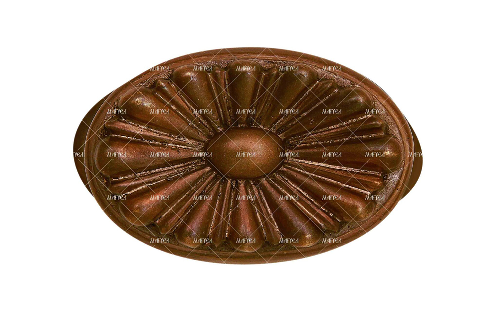 Ручка оконная поворотная Солнце латунь