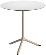 Стол ламинированный обеденный складной Scab Design Tripe Folding, тортора, белый