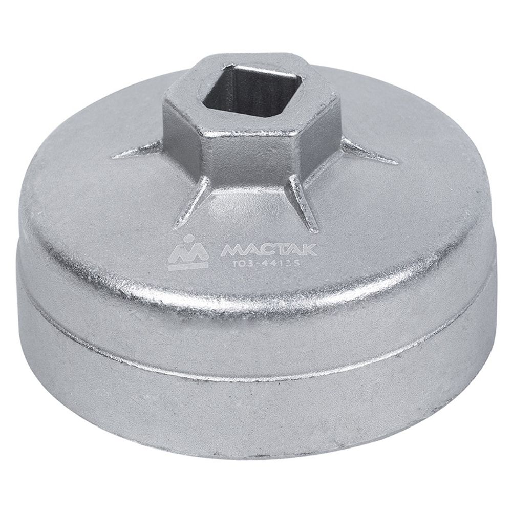 МАСТАК (103-44135) Съемник масляных фильтров, 73 мм, 15 граней, торцевой