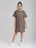 Платье детское оверсайз с коротким рукавом