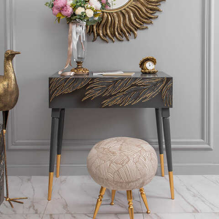 Консоль Тропик Стайл Серый Голд