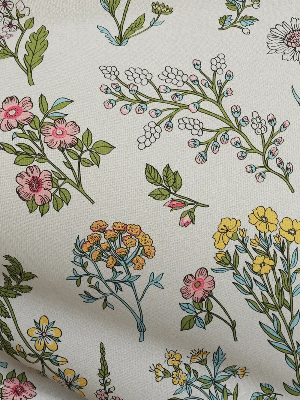 Простынь "Botany" 200х215 см Сказка сатин