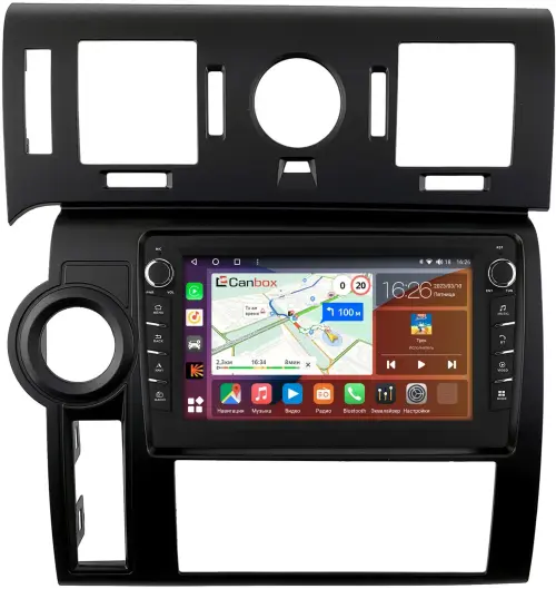 Магнитола для Hummer H2 2002-2009 - Canbox 9-1396 Android 10, Быстрая, CarPlay, 4G SIM-слот