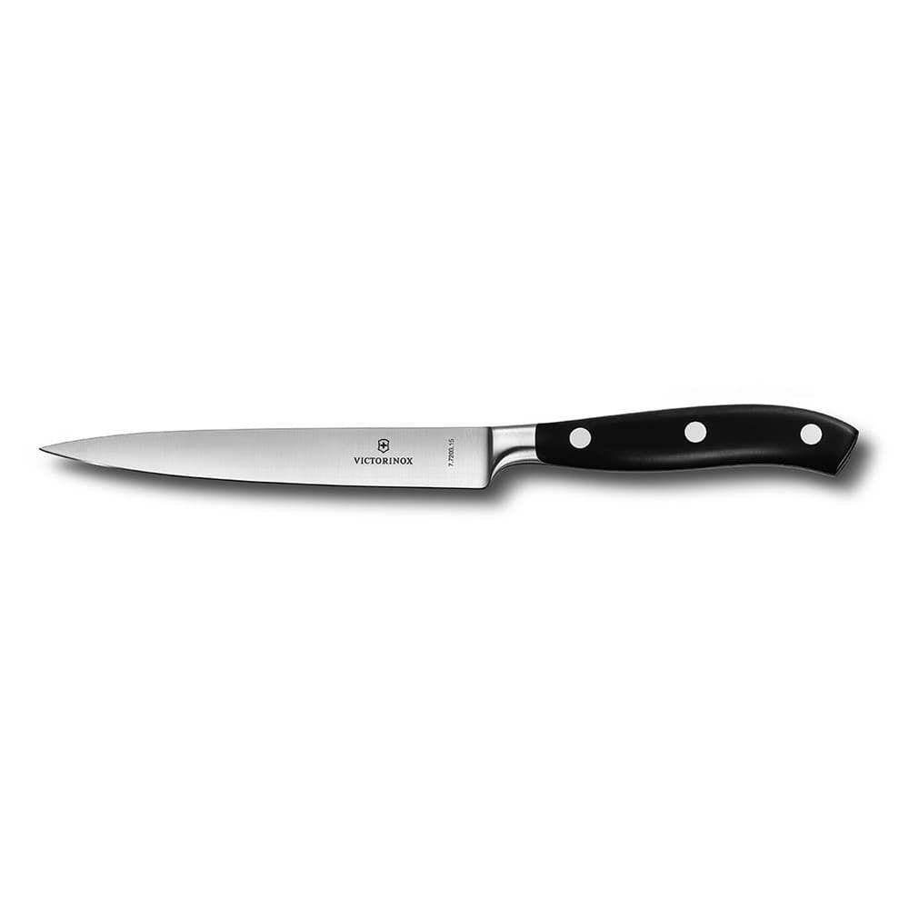 Нож шеф-повара кованный 15см / черный / Victorinox