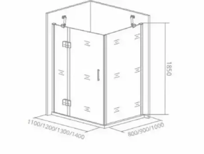 Душевой уголок Bas Saturn WTW 130*90*185 R