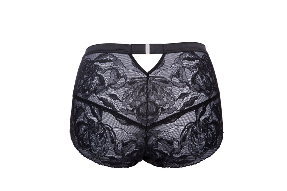 Трусики-слипы с завышенной линией талии Frozen Black (Размер: 40) (Цвет: черный)