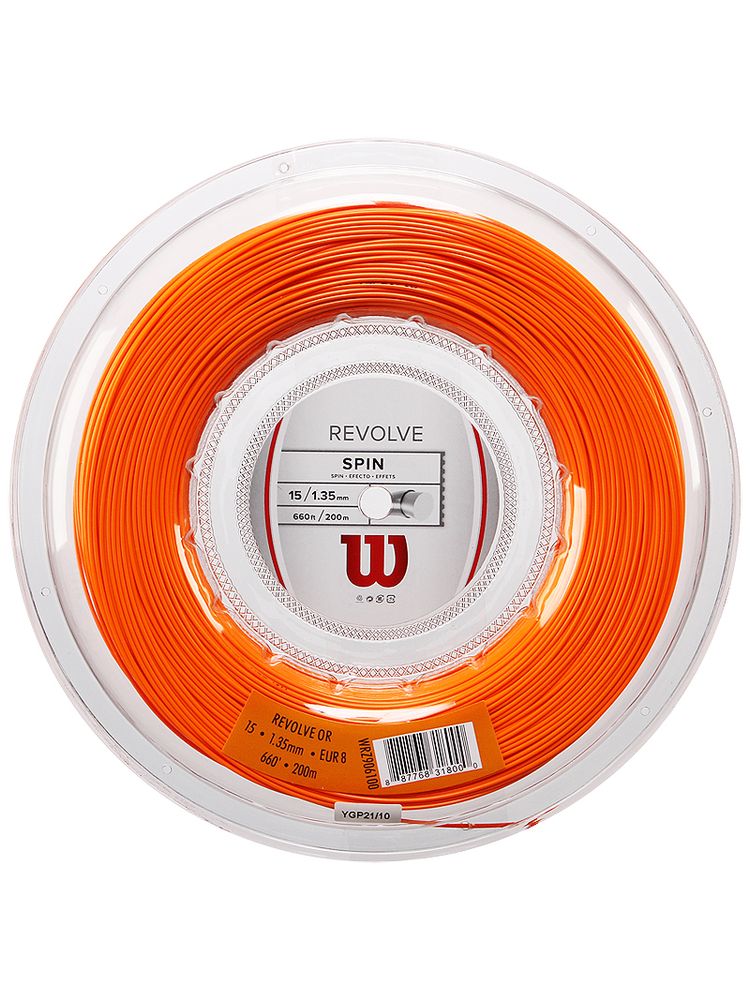 Теннисные струны Wilson Revolve (200 m) - orange