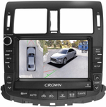 Магнитола для Toyota Crown / Crown Majesta S200 2008-2012 (цветной ШГУ) - Teyes CC3-2K-360 монитор 9.5" 2K QLED на Android 10, 6Гб+128Гб, CarPlay, 4G SIM-слот, 4 камеры в комплекте