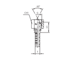 Фитинг DN 38 BSP (Г) 2  (штифтованая гайка) (o-ring)