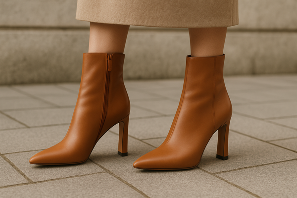 Женские ботильоны на каблуке для осени 2025