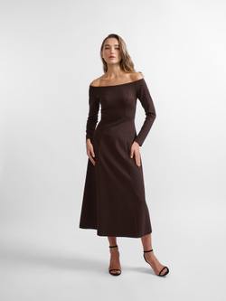 ПЛАТЬЕ С ОТКРЫТЫМИ ПЛЕЧАМИ