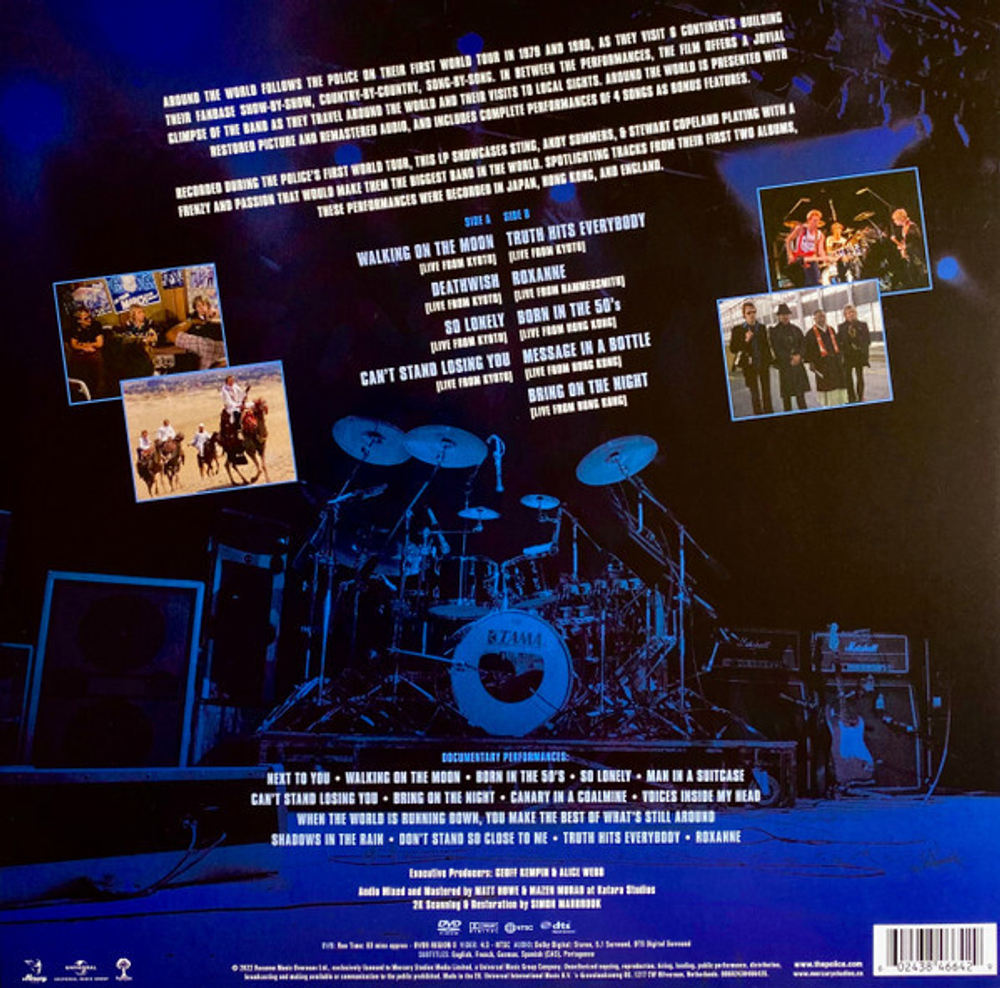 The Police / Around The World (Restored & Expanded)(Coloured Vinyl)(LP+DVD)