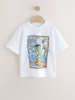 Футболка для мальчика Next AG3-080, 3 шт., Синий, Белый, Салатовый