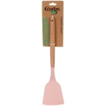 Лопатка кухонная силиконовая широкая «CooKstyle» розовая 32*8см