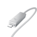 Кабель C+U - C+L Baseus Versatile Two-for-Two Charging+Data 60W 0.6-2m - Moon White