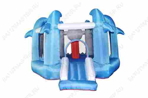 Батут для дачи "Царство дельфинов"  4,0*3,4*2,1м