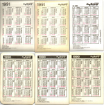 № 151 Набор из 10 объёмных стерео Календариков СССР Мультфильмы 1990 , 1991, 1992 год.