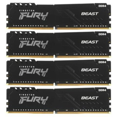 Оперативная память KINGSTON FURY Beast DDR4 128GB 3600MHz CL18 KF436C18BBK4/128
