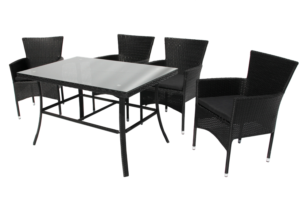 Набор мебели Аскер арт.GS015/GS017 черный, серый "Garden story"