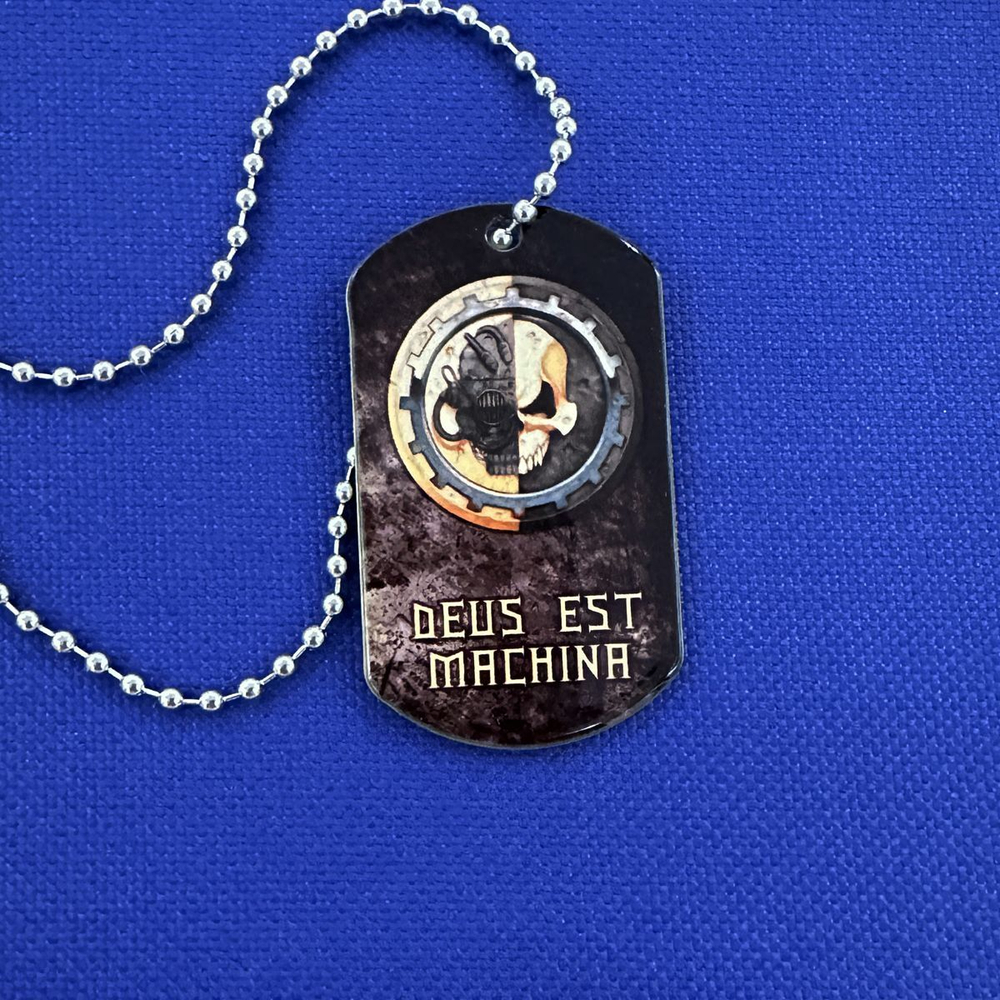 Цветной жетон Адептус Механикус, Deus ex machina подарочный набор Warhammer 40k