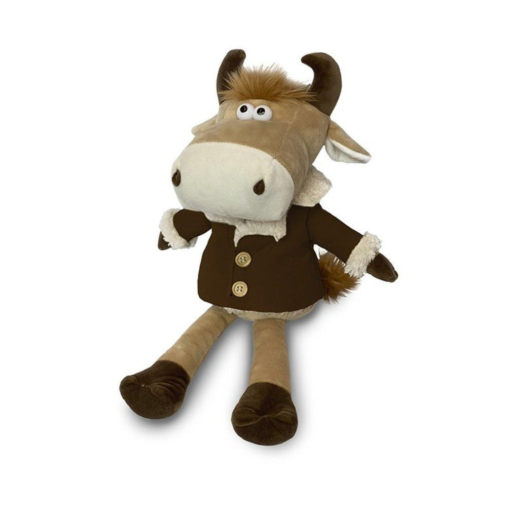Бычок Баян в Коричневой Дубленке, 20см