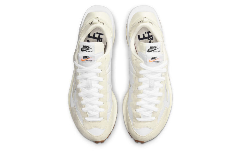 Кроссовки Sacai X Nike Vaporwaffle White And Gum