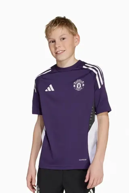 Футболка adidas Manchester United 25/26 Training Junior - фиолетовый