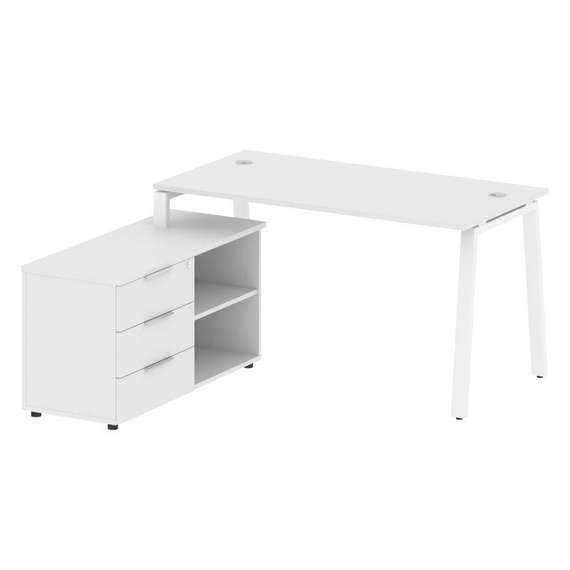 Метал Систем Рабочая станция с тумбой на А-образном м/к БА.РС-СТС-2.3 (L)